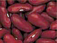 Provide an example of dark red kidney beans.