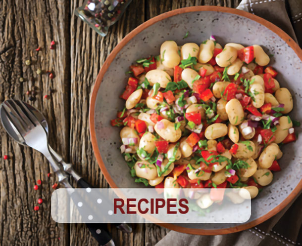 Learn new recipes with beans brought to you by the Bean Institute.