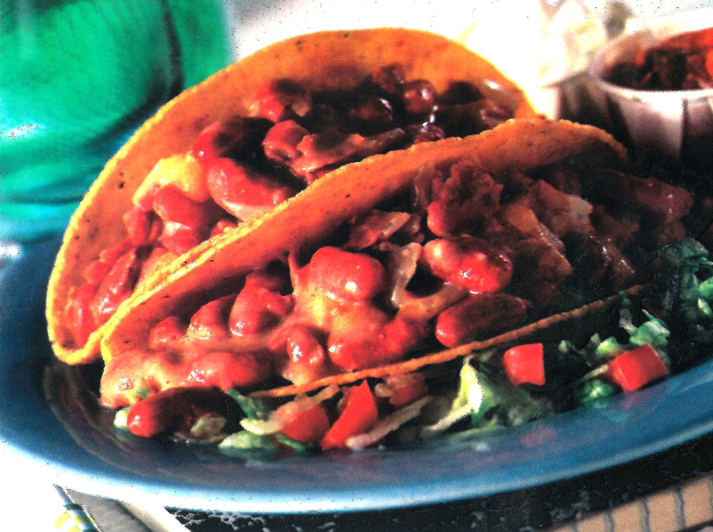 An image depicting the Baja Bean Tacos recipe brought to you by the Bean Institute.