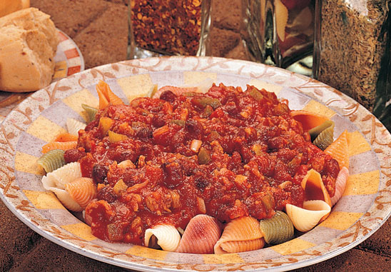 An image of the fiesta pasta sauce recipe