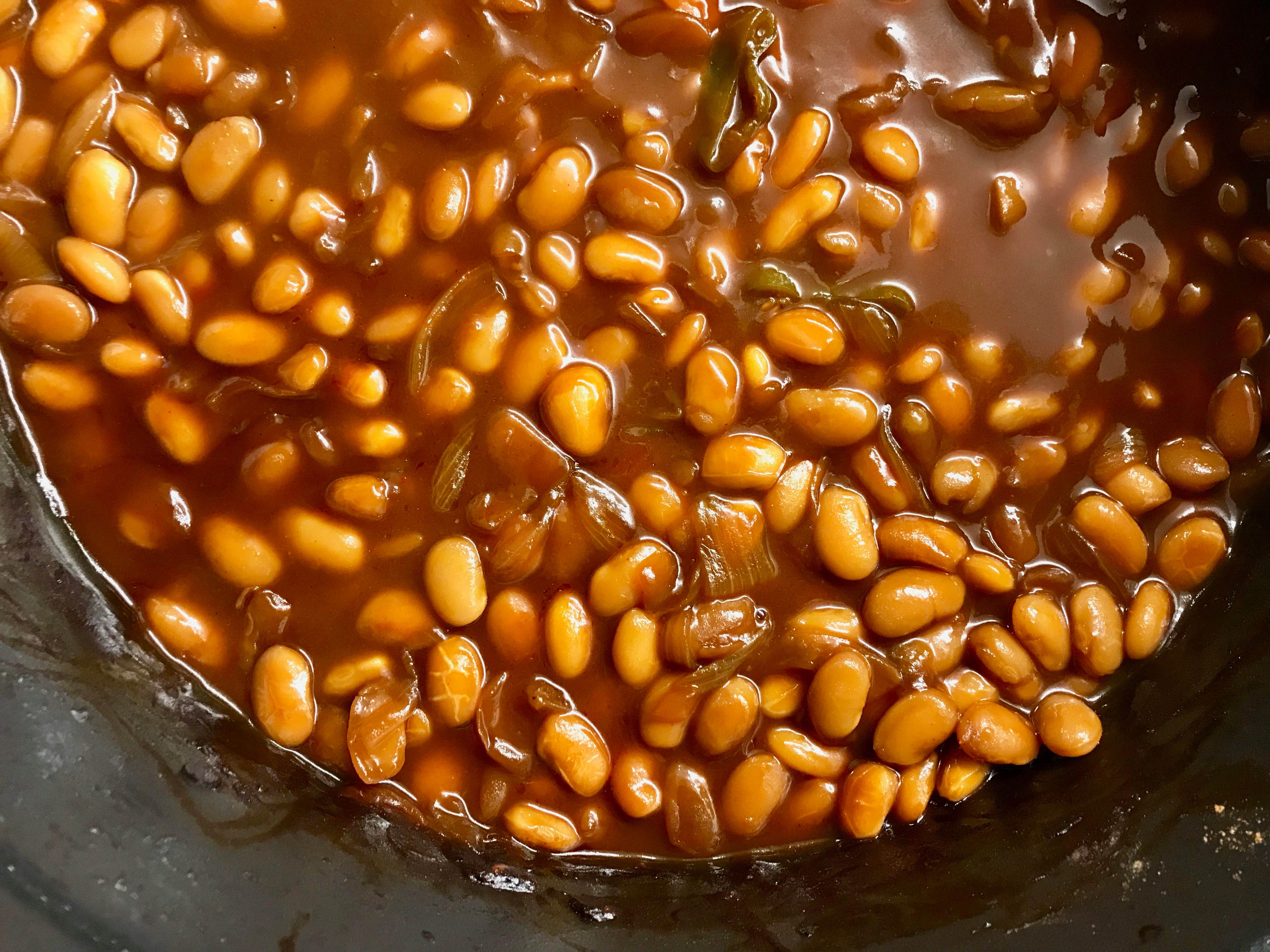 An image of the homemade BBQ Baked Beans recipe