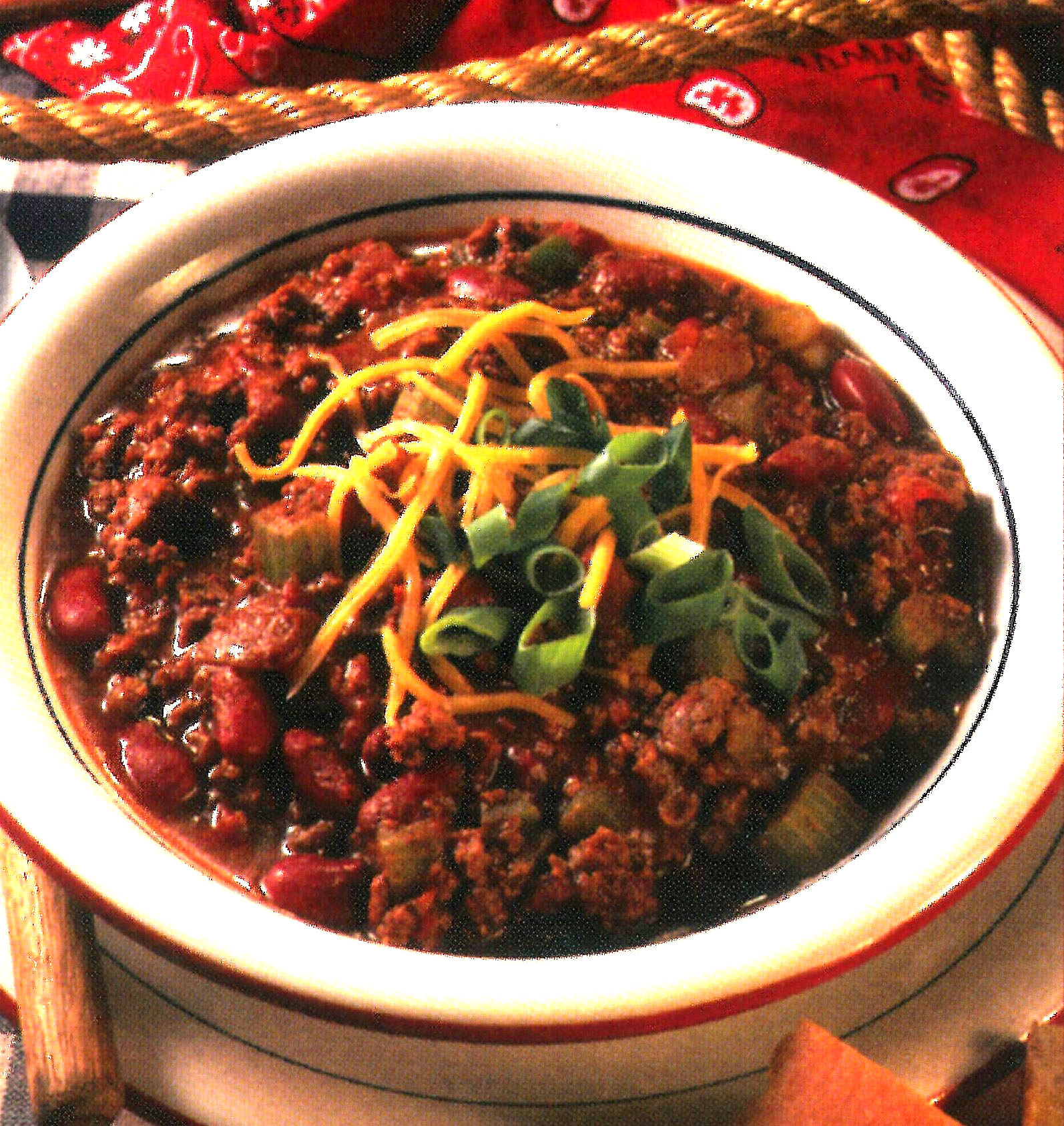 An image of the rough rider chili recipe