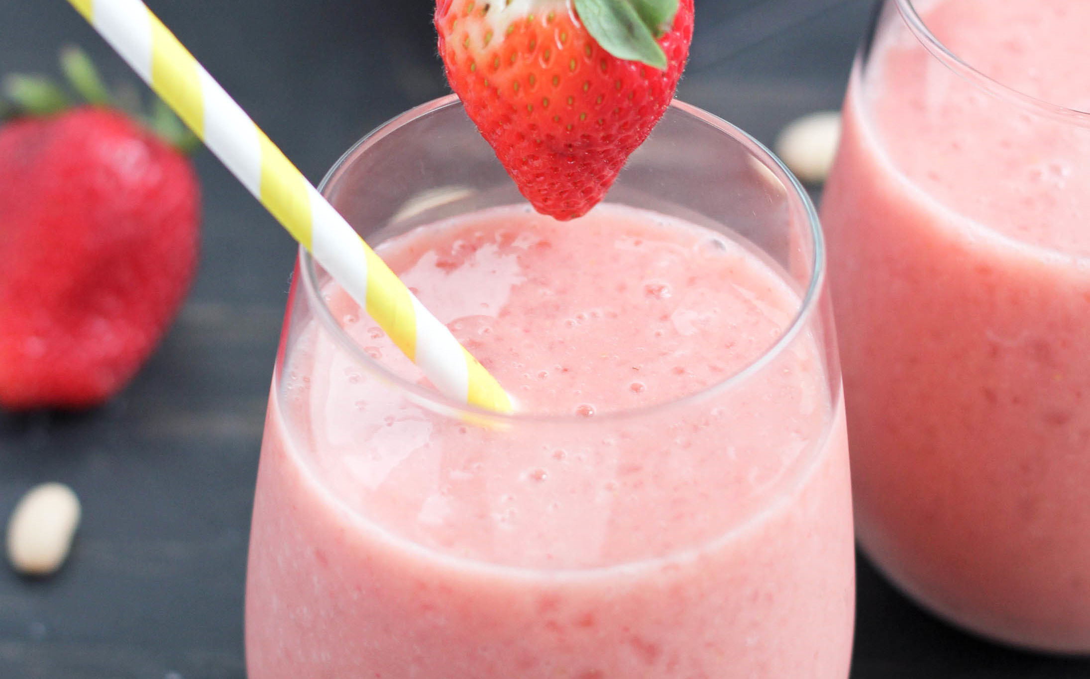 An image showcasing the berry bean smoothie recipe