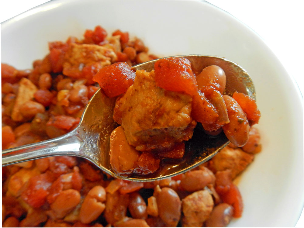 An image depicting the Bryan Southwestern Pinto Bean and Pork Stew
