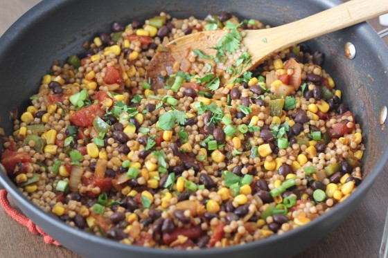 An image of an exmple showing the Tex-Mex Couscous salad.