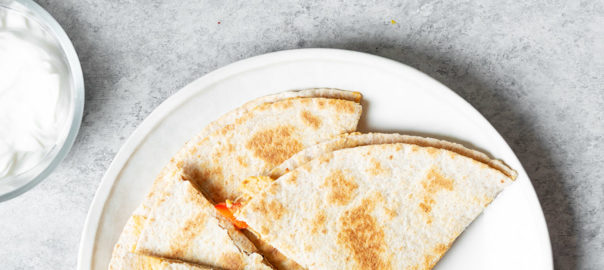 An image for the bean quesadilla recipe